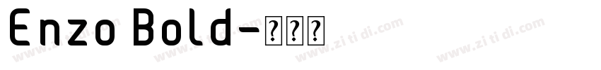 Enzo Bold字体转换
